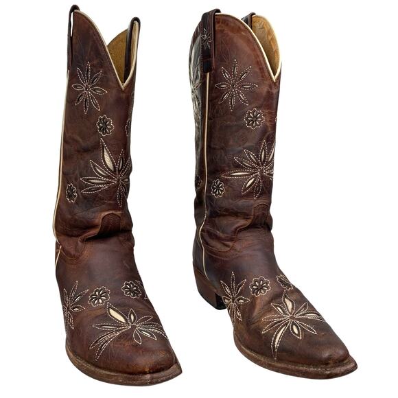 Shyanne Women’s Daisy Mae Brown leather Cowgirl Boot Size US 6.5 B - Picture 5 of 11